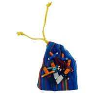 Guatemalan Worry Doll 6 MINI with Textile Bag