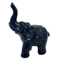 Incense Holder Black Resin ELEPHANT