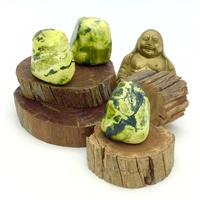 Jumbo Tumbled Stone YELLOW SERPENTINE