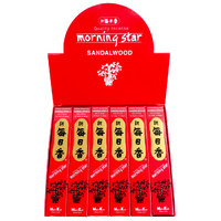 Morning Star SANDALWOOD 50 stick BOX of 12 Packets