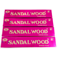 Bic SANDAL WOOD Flat Pack 25g BOX of 12 Packets