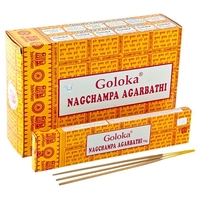 Goloka NAG CHAMPA 20g BOX of 6 Packets