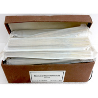 Handmade NATURAL SANDALWOOD 10 Stick BOX of 100 Packets