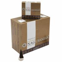 Vijayshree Cones GOLDEN NAG CHANDAN Box of 12 Packets