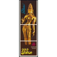 Padmini Incense Hex GOLD STATUE 20 stick BOX of 6 Packets