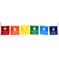 Prayer Flags SYMBOLS VIVID Small 6