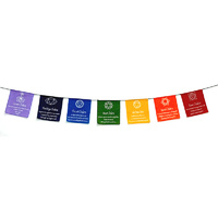 Prayer Flags CHAKRA VIVID Small 7