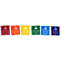 Prayer Flags BUDDHA VIVID Small 6
