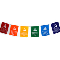 Prayer Flags BUDDHA VIVID Large 6
