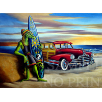 Poster Print WOODY A3