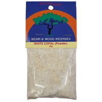 Resin & Wood Incense White Copal Powder 30g Packet