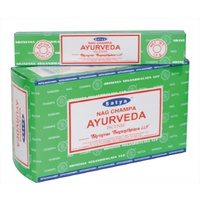 Satya Incense TRADITIONAL AYURVEDA 15g BOX of 12 Packets