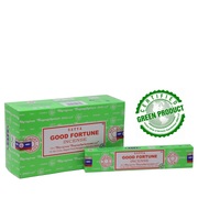 Satya Incense GOOD FORTUNE 15g BOX of 12 Packets