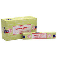 Satya Incense LEMONGRASS 15g BOX of 12 Packets