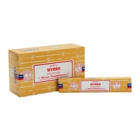 Satya Incense MYRRH 15g BOX of 12 Packets