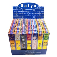 Satya Incense NATURAL SERIES 15g DISPLAY BOX of 84 Packets