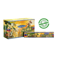 Satya Incense NATURAL 15g BOX of 12 Packets