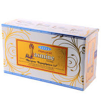 Satya Incense NATURAL JASMINE 15g BOX of 12 Packets