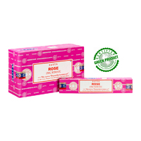 Satya Incense ROSE 15g BOX of 12 Packets