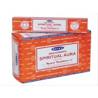 Satya Incense SPIRITUAL AURA 15g BOX of 12 Packets
