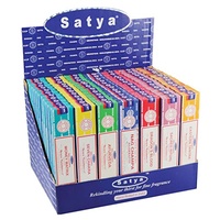 Satya Incense VFM SERIES 15g DISPLAY BOX of 84 Packets