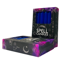 Spell Candle 10cm BLUE pack of 12