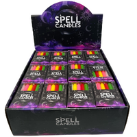 Spell Candle 10cm DISPLAY BOX 48 Packets MIXED 