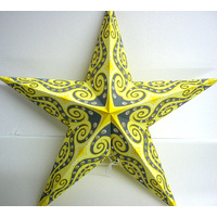 Star Hanging Lantern LEMON GREY