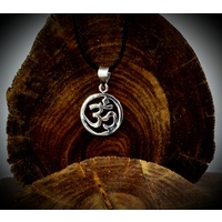 Silver Pendant OM Symbol