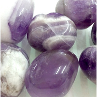 Silverstone Tumbled Stones AMETHYST 100g with Explanation Card