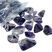 Tumbled Stones Bulk AMETHYST FLAT 1kg