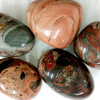 Tumbled Stones 200g BRECCIATED JASPER Bulk