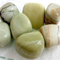 Tumbled Stones BUTTER JADE 100g