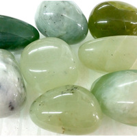 Tumbled Stones NEW JADE BULK 1KG