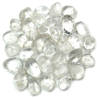 Silverstone Tumbled Stones CLEAR QUARTZ 100g with Explanation Card