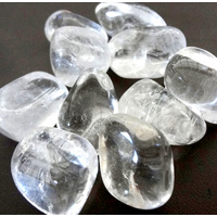 Silverstone Tumbled Stones CLEAR QUARTZ 500g with Explanation Card