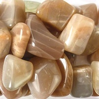 Tumbled Stones MOONSTONE PEACH/BROWN 100g