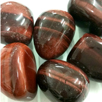 Tumbled Stones TIGER EYE RED 100g