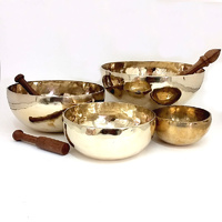 Tibetan Singing Bowl with stick 600g-699g