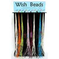 Wish Bead Wristband DISPLAY STAND w 150 Wristbands
