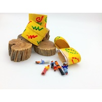 Guatemalan Worry Doll 6 DOLL YELLOW BOX Single