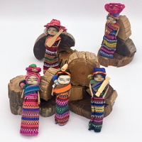 Worry Doll LARGE MAGNET Mother with Baby - Single