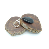 Zodiac Key Ring CAPRICORN/Black Obsidian