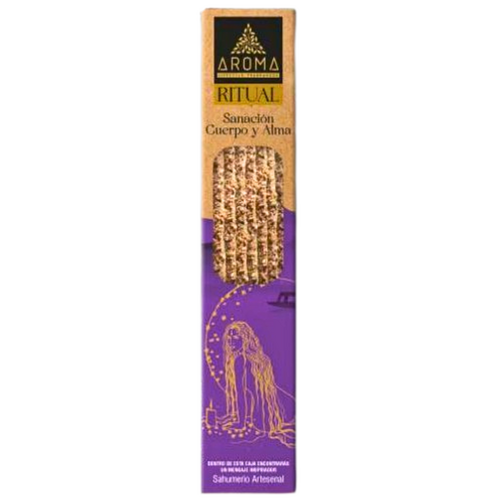 AROMA Ritual Collection Incense Sticks BODY & SOUL HEALING box of 12 packets