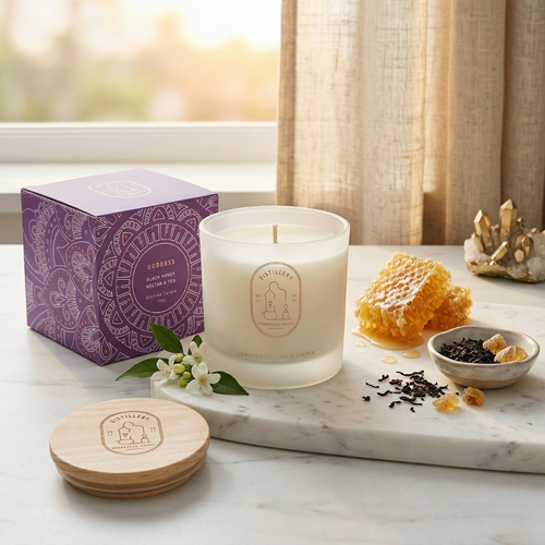 Distillery Soy Candle 190g GODDESS Black Honey Nectar & Tea