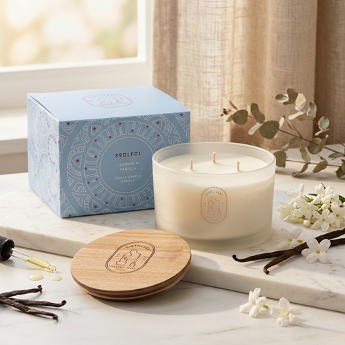 Distillery Soy Candle 450g SOULFUL Jasmine & Vanilla