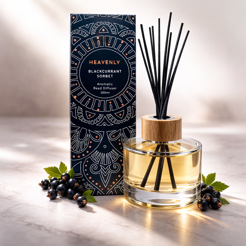 Distillery Reed Diffuser 200ml HEAVENLY Blackcurrant Sorbet