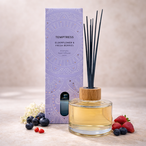 Distillery Reed Diffuser 200ml TEMPTRESS Elderflower & Fresh Berries