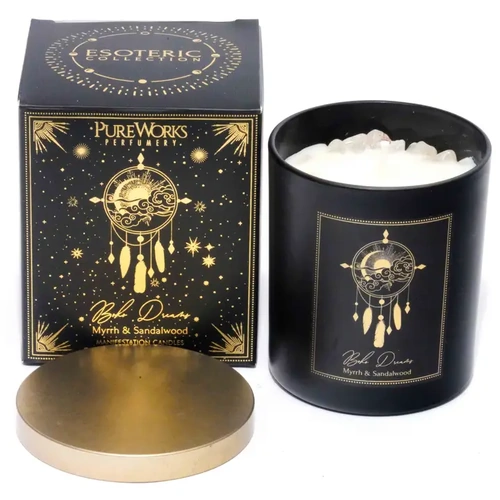 Esoteric Collection Scented Candle BOHO DREAMS Myrrh & Sandalwood 200g