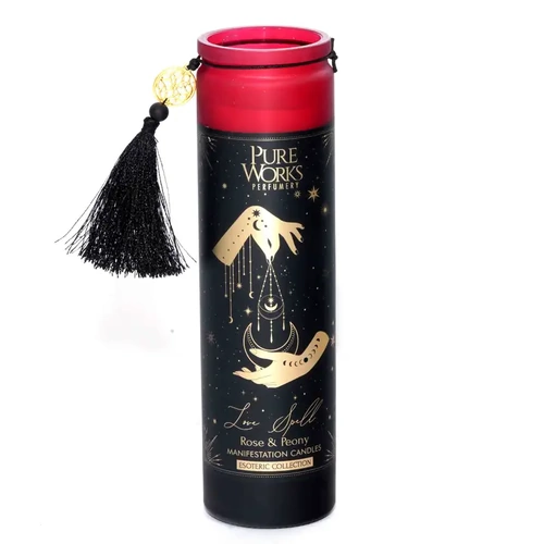 Esoteric Collection Scented Candle LOVE SPELL Rose & Peony 300g